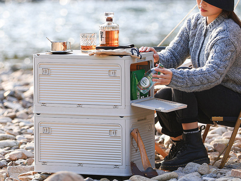Caja de almacenamiento para camping