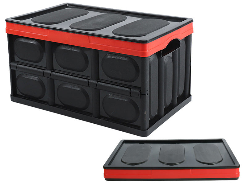 Caja plegable multiuso con tapa desmontable