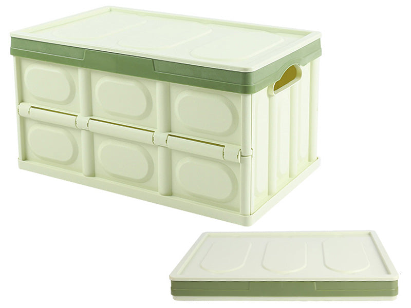 Caja plegable multiuso con tapa desmontable