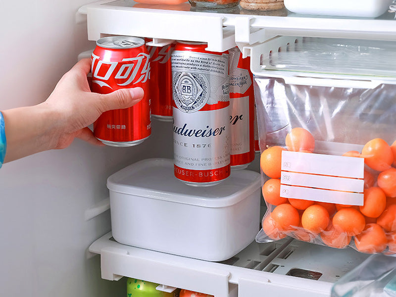 Organizador colgante de latas para refrigerador